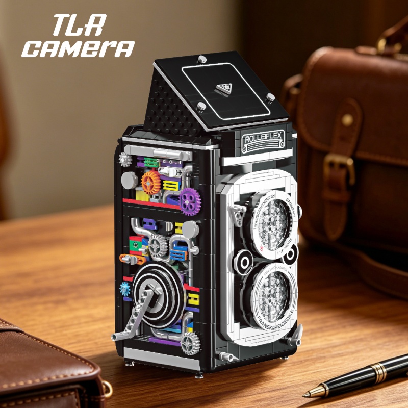 Collectible Vintage Cameras - Hot-selling twin-lens vintage camera building block