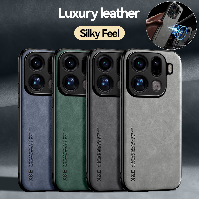 Camera Leather Case - For OPPO Find X9 Pro X9