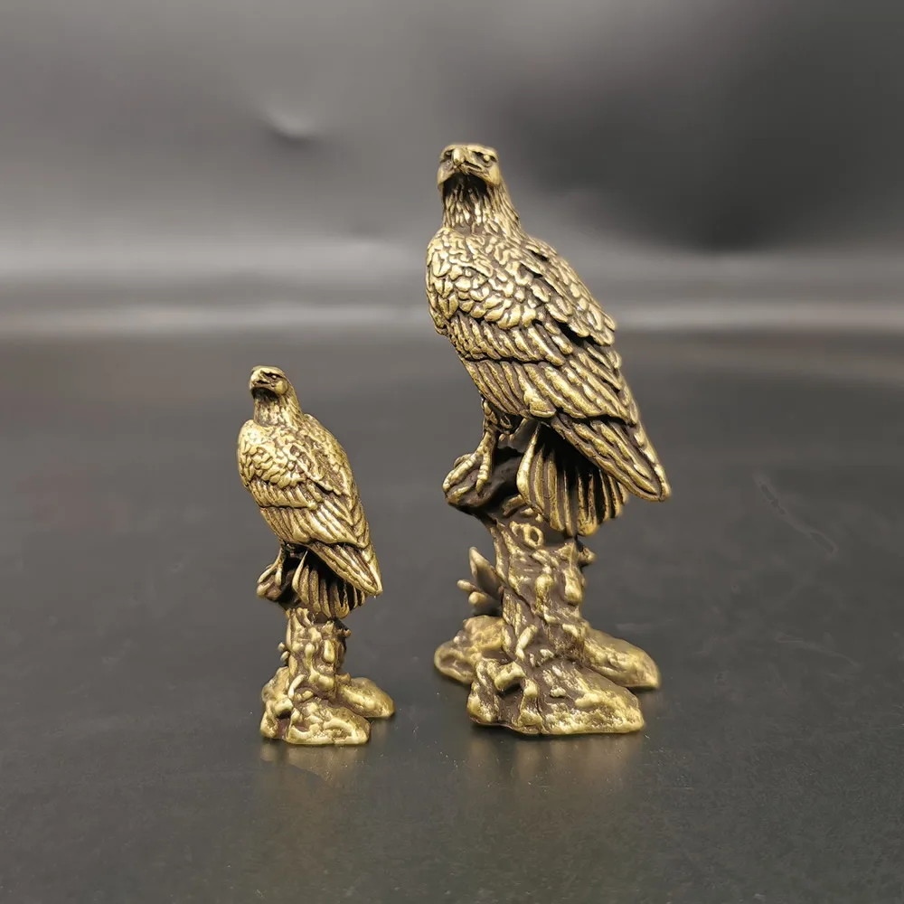 Vintage Collectible Figures - New Brass Eagle Statue Vintage Simulated
