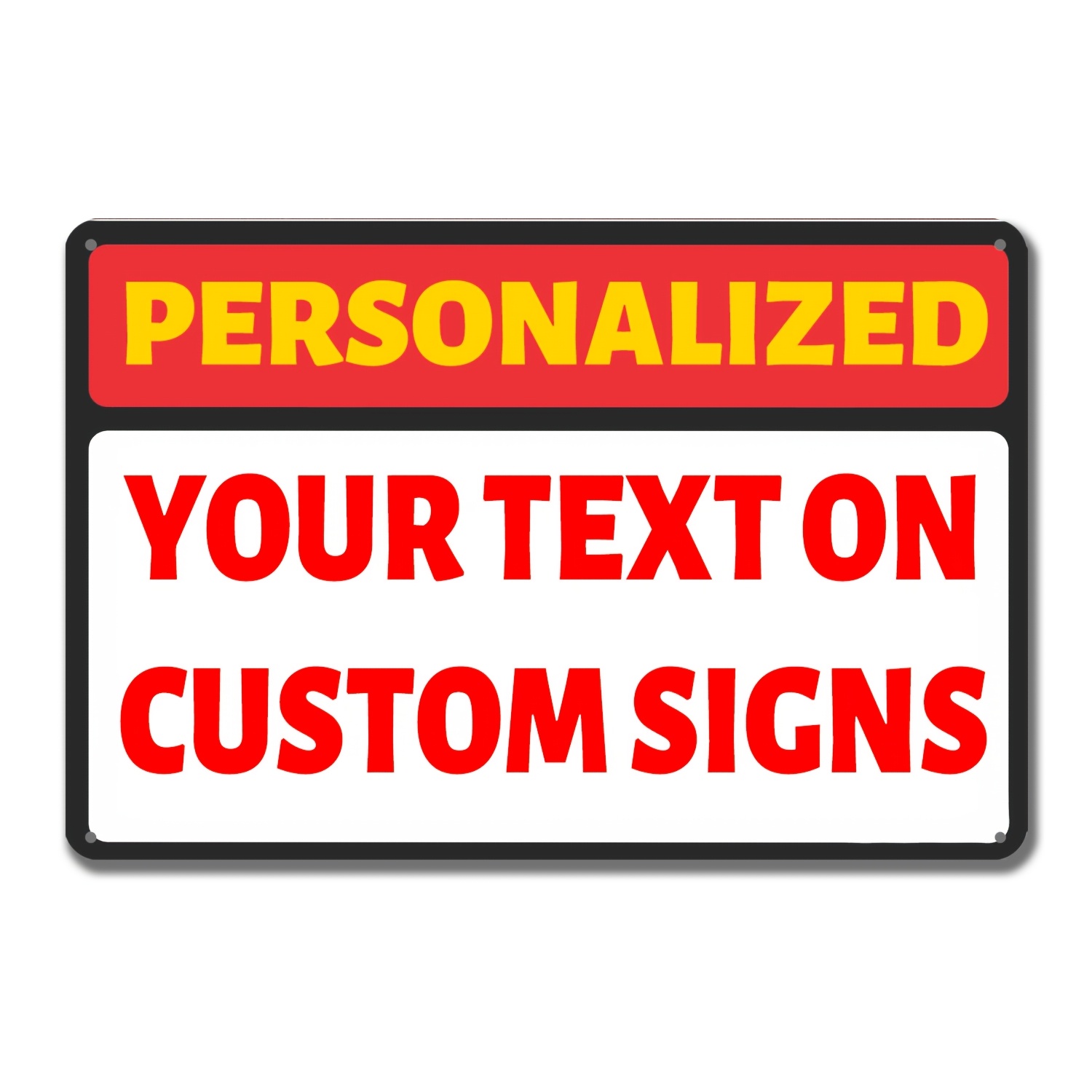 Vintage Collectible Signs - DIY Personal Photo Metal Plaque Custom