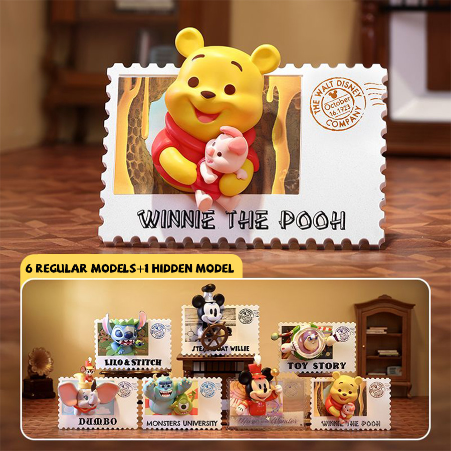 Vintage Disney Collectible - MINISO Disney Blind Box Vintage Stamp