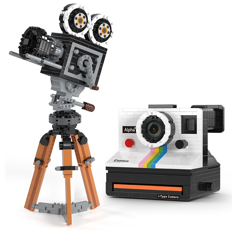 Collectible Vintage Cameras - 802pcs Mini Building Block Vintage Model
