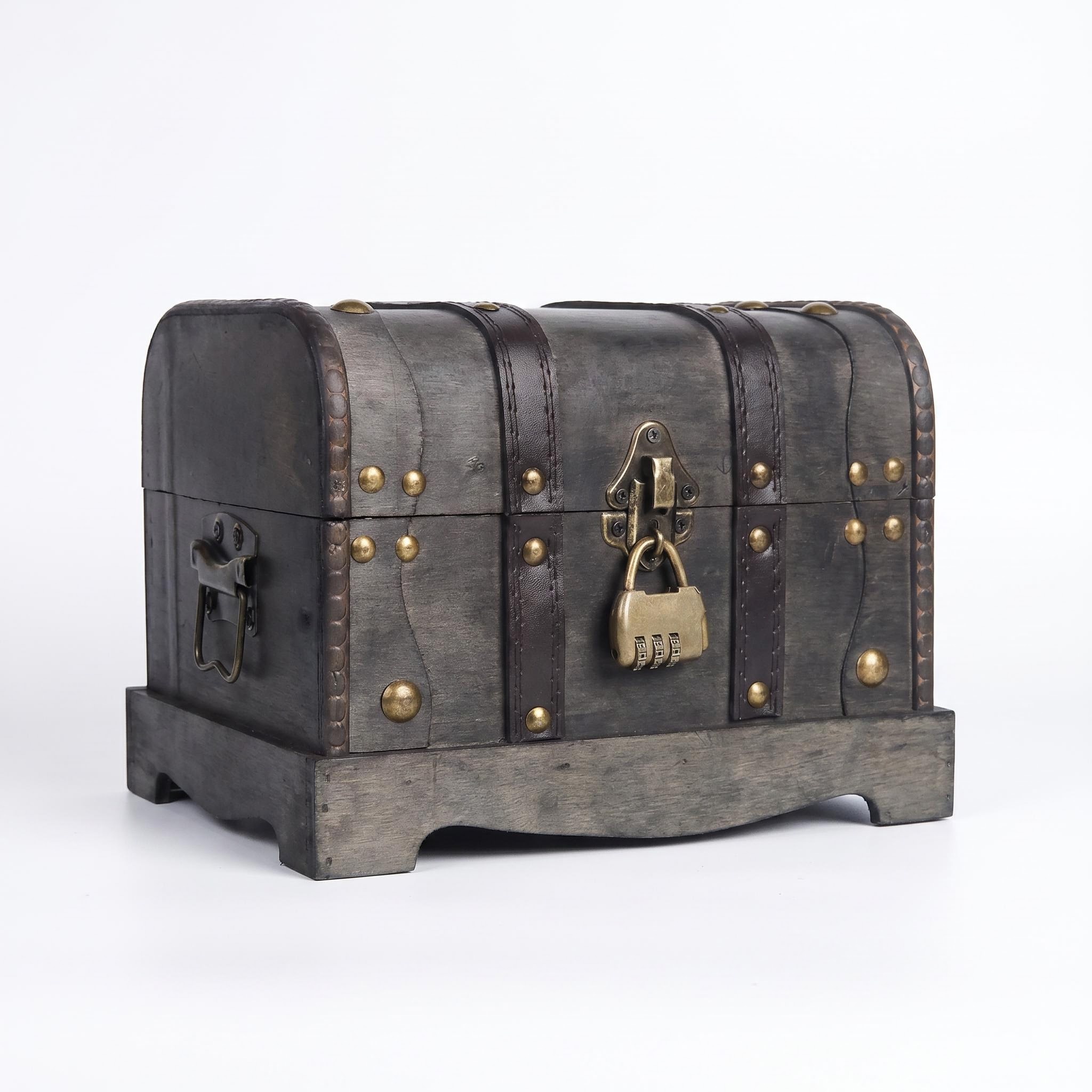 Collectible Vintage Tools - Extra Large Vintage Wooden Treasure Chest