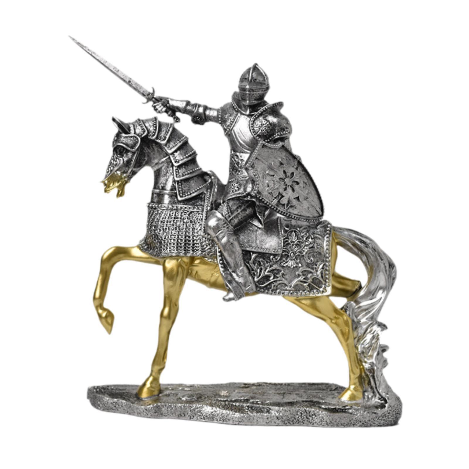 Knight Horse Statue Retro Vint - огляд і ціна Vintage Collectible Ornaments