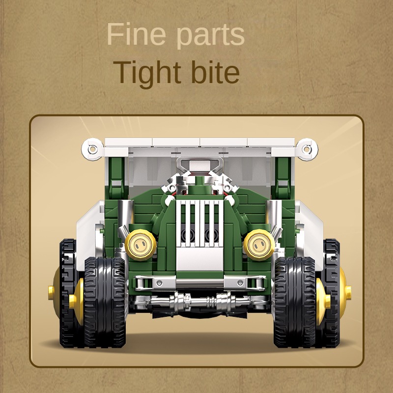 Retro vintage car building blo - огляд і ціна Vintage Collectible Ornaments