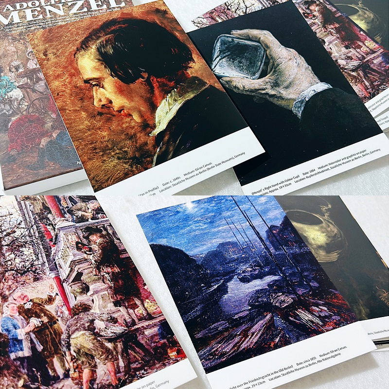 30PCS Adolph Von Menzel Oil Pa - огляд і ціна Collectible Vintage Greeting Cards