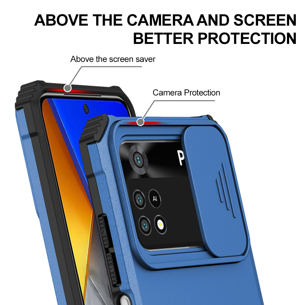 Shockproof Phone Case For Xiao - огляд і ціна Camera Leather Case