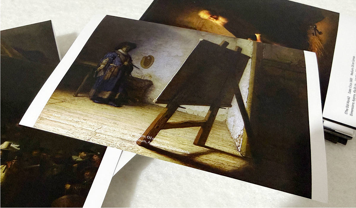 30Pcs Rembrandt Vintage Oil Pa - огляд і ціна Collectible Vintage Greeting Cards