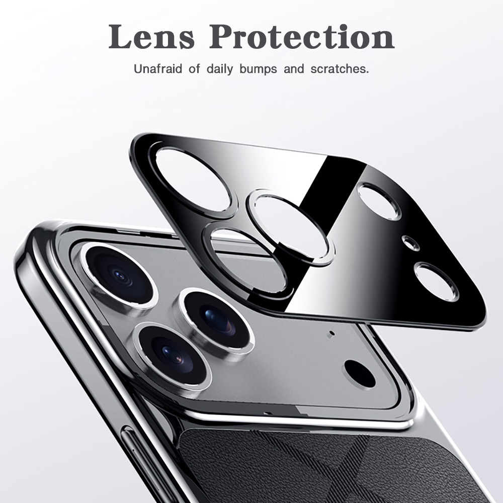 Frame Leather Plating For iPho - огляд і ціна Camera Leather Case
