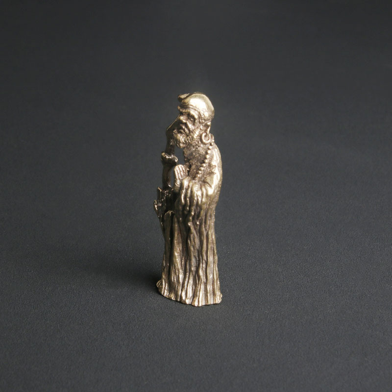 Vintage Brass Zen Master Dharm - огляд і ціна Vintage Collectible Ornaments
