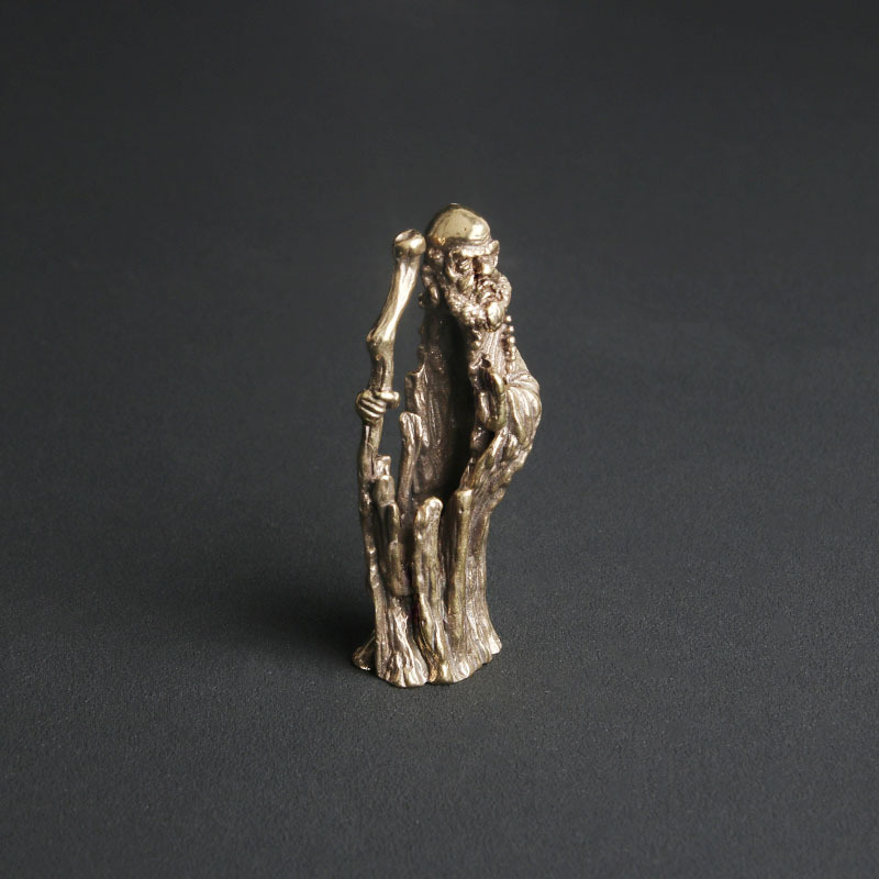 Vintage Brass Zen Master Dharm - огляд і ціна Vintage Collectible Ornaments