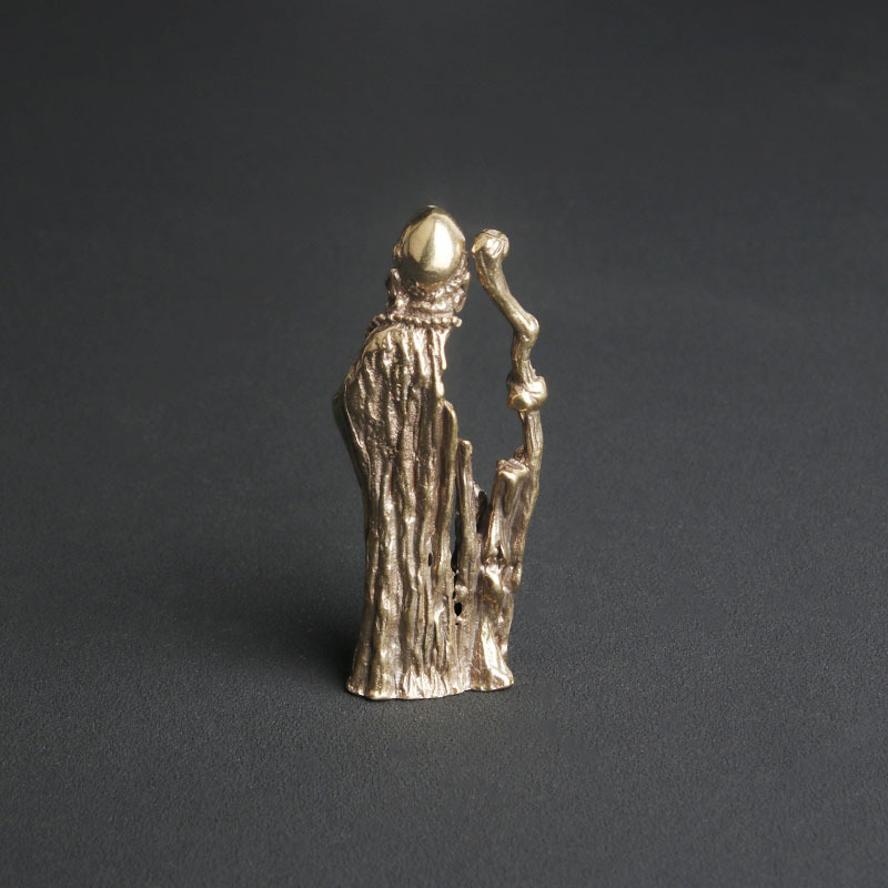 Vintage Brass Zen Master Dharm - огляд і ціна Vintage Collectible Ornaments