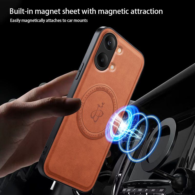 Luxury Leather Stand Phone Cas - огляд і ціна Camera Leather Case