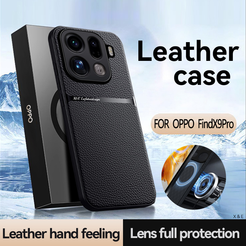 For OPPO Find X9 Pro X9 Case   - огляд і ціна Camera Leather Case