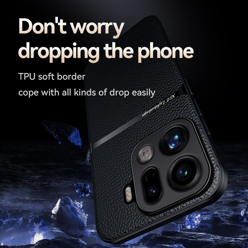 For OPPO Find X9 Pro X9 Case   - огляд і ціна Camera Leather Case