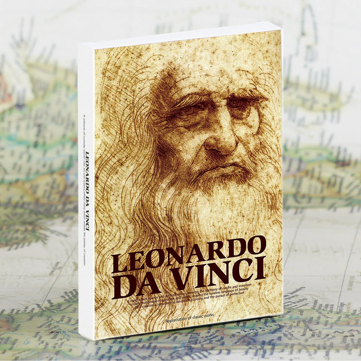 30PCS Classic Leonardo da Vinc - огляд і ціна Collectible Vintage Greeting Cards