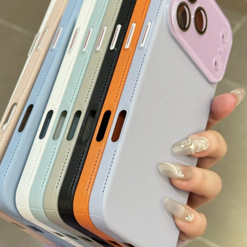 Luxury HD Hard Glass Camera Ca - огляд і ціна Camera Leather Case