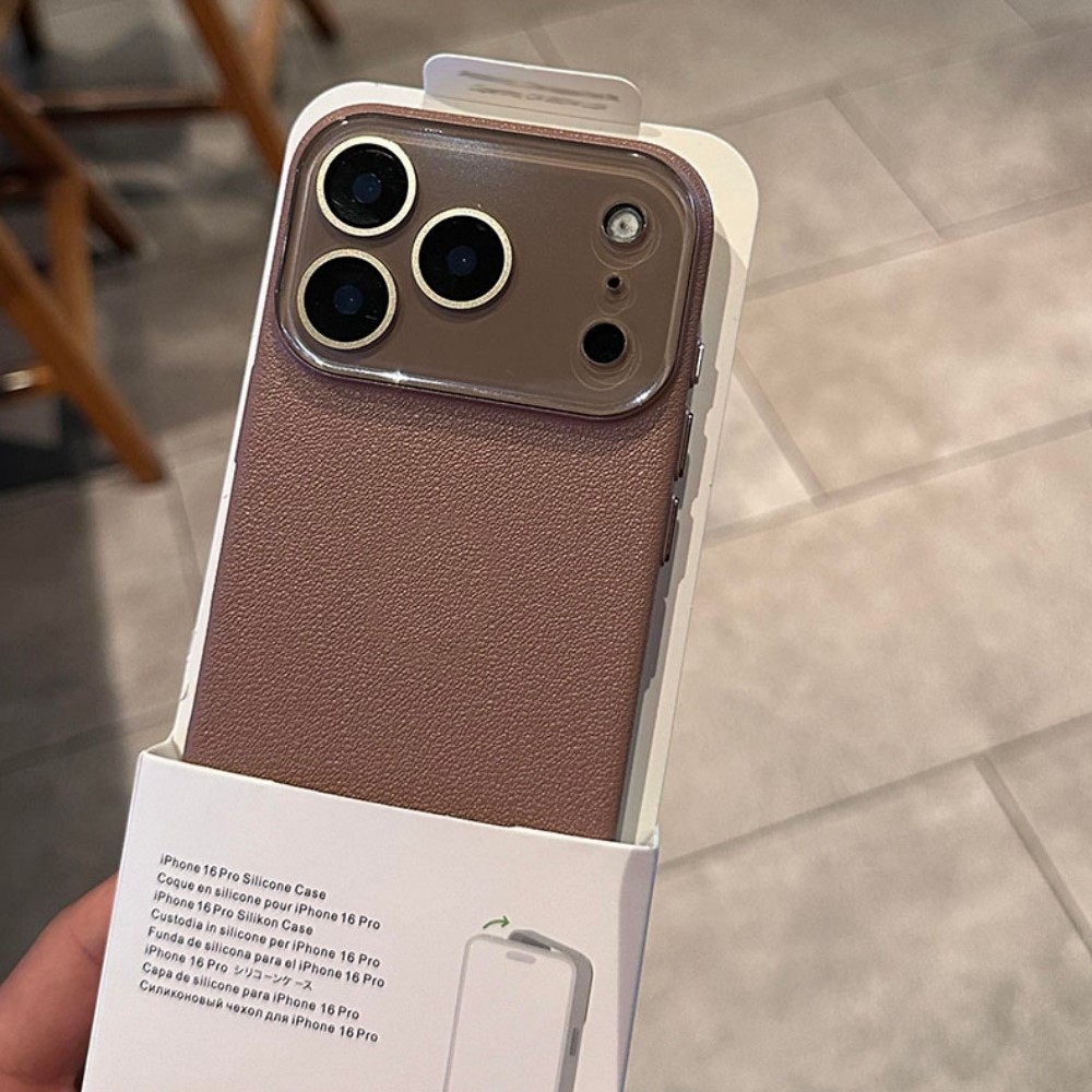 Luxury HD Hard Glass Camera Ca - огляд і ціна Camera Leather Case