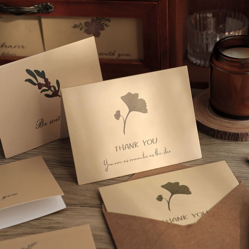 6pcs Set Vintage Plant Oil Pai - огляд і ціна Collectible Vintage Greeting Cards