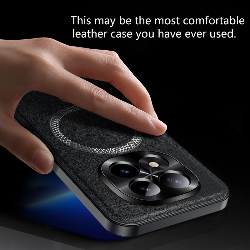 Magnetic Case for Redmi Note 1 - огляд і ціна Camera Leather Case