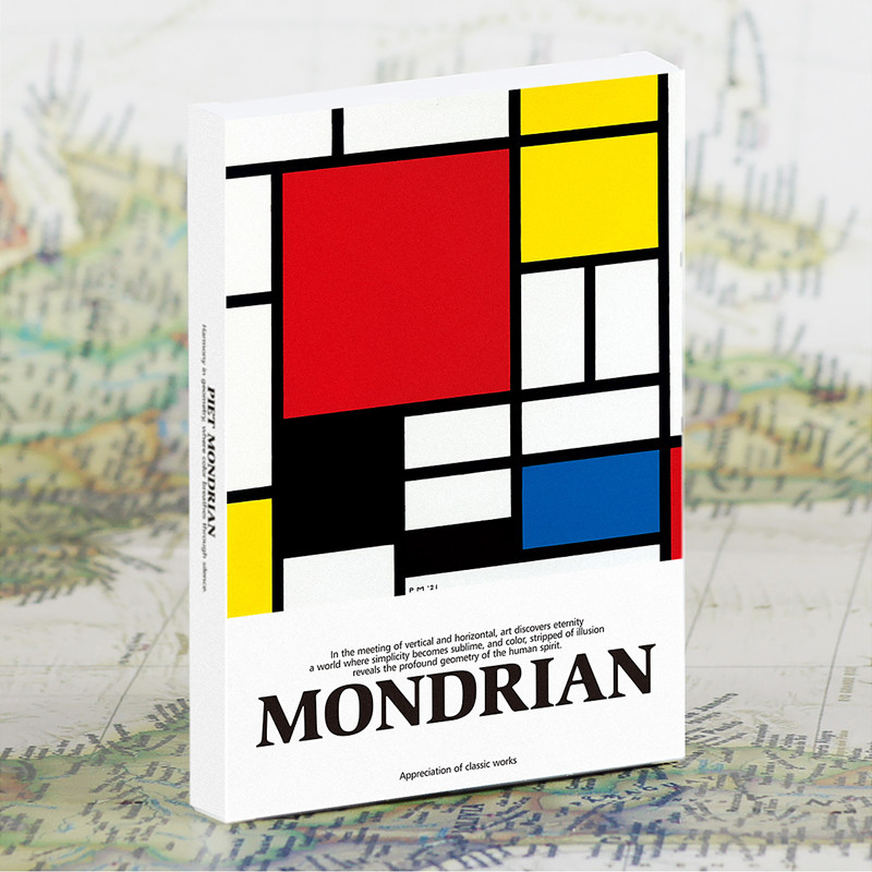 30Sheets Vintage Piet Mondrian - огляд і ціна Collectible Vintage Greeting Cards