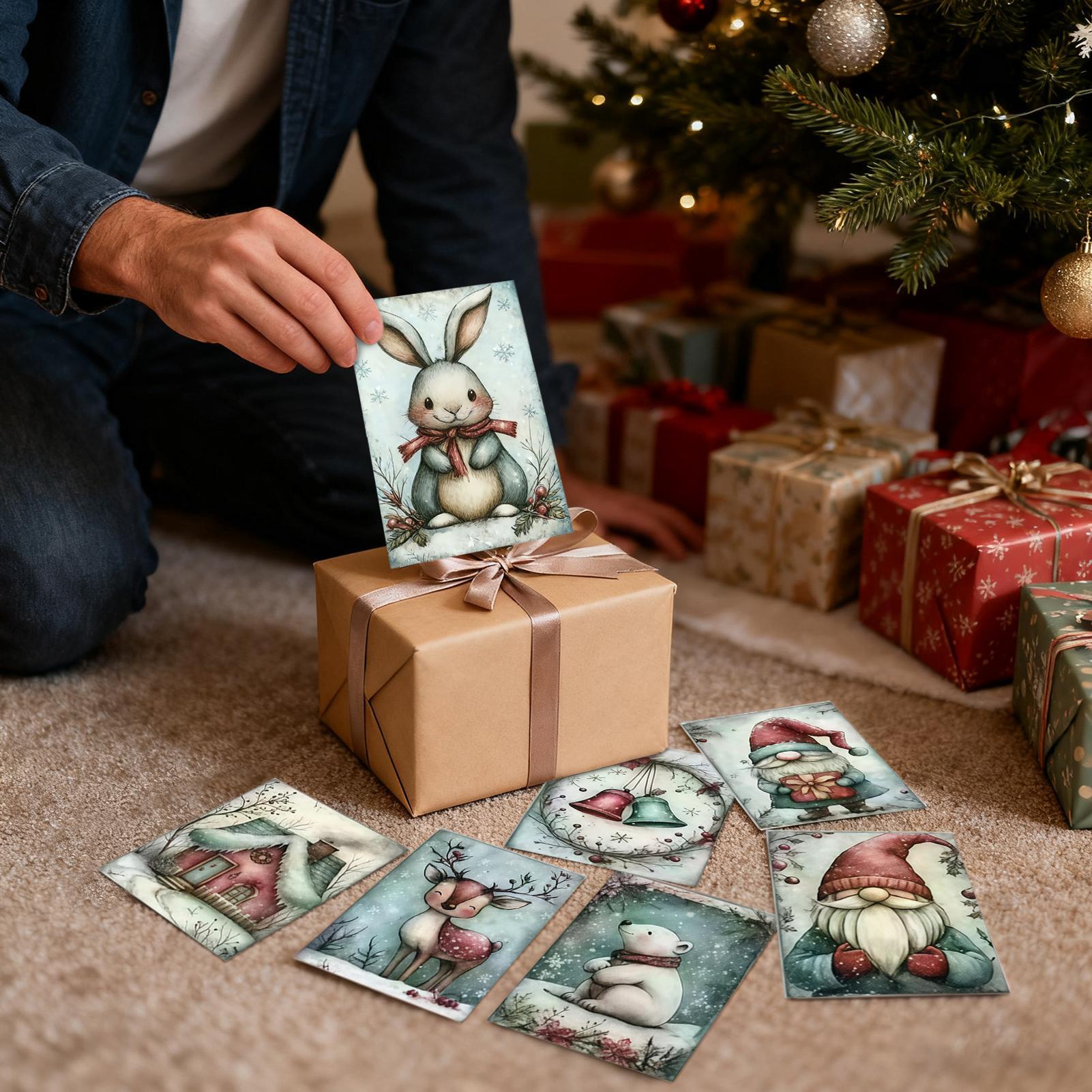 Christmas Greeting Card 20-Pie - огляд і ціна Collectible Vintage Greeting Cards