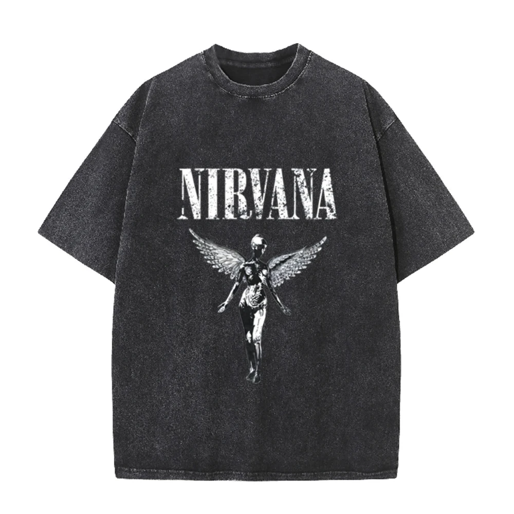 Retro Acid Wash Oversized T-sh - огляд і ціна Vintage Collectible Figures