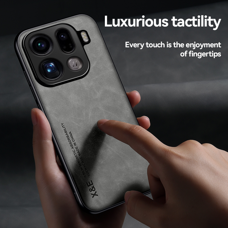 For OPPO Find X9 Pro X9 X8 X6  - огляд і ціна Camera Leather Case