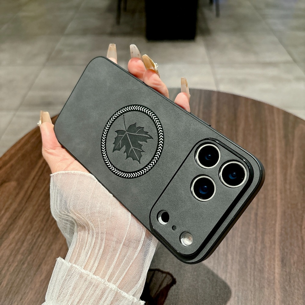 Magnetic Leather Case for iPho - огляд і ціна Camera Leather Case