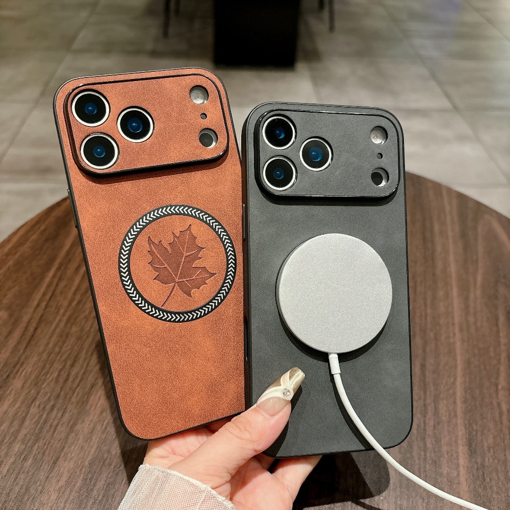 Magnetic Leather Case for iPho - огляд і ціна Camera Leather Case