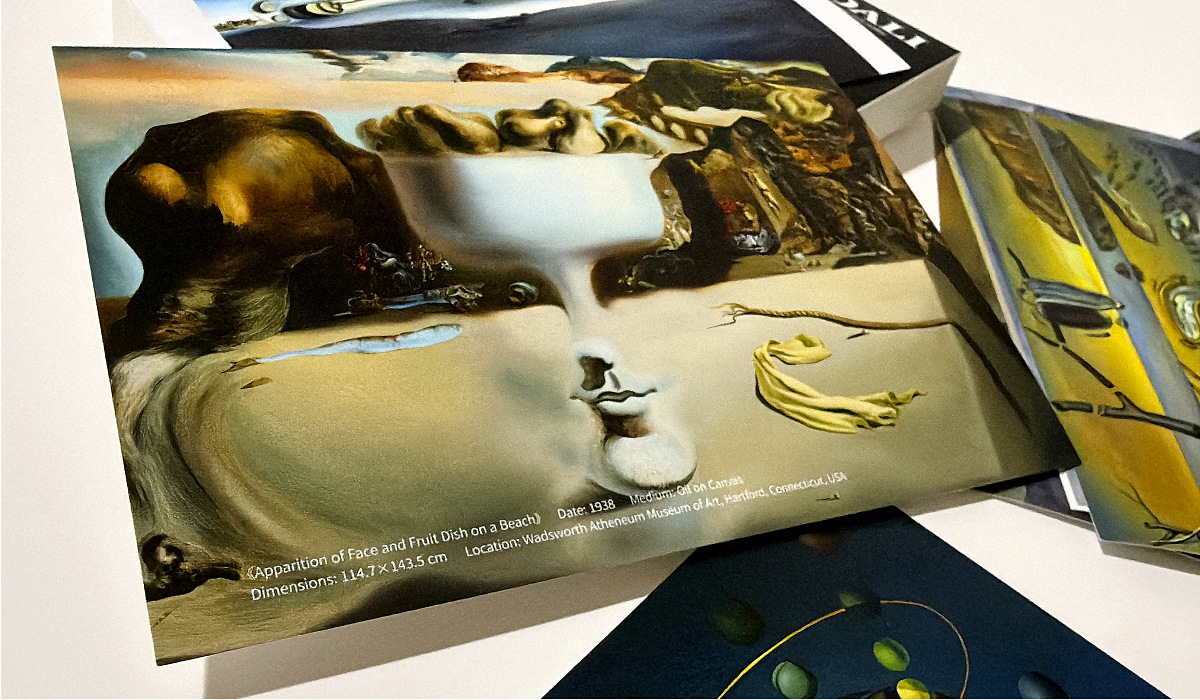 30Sheets Salvador Dalí Oil Pai - огляд і ціна Collectible Vintage Greeting Cards