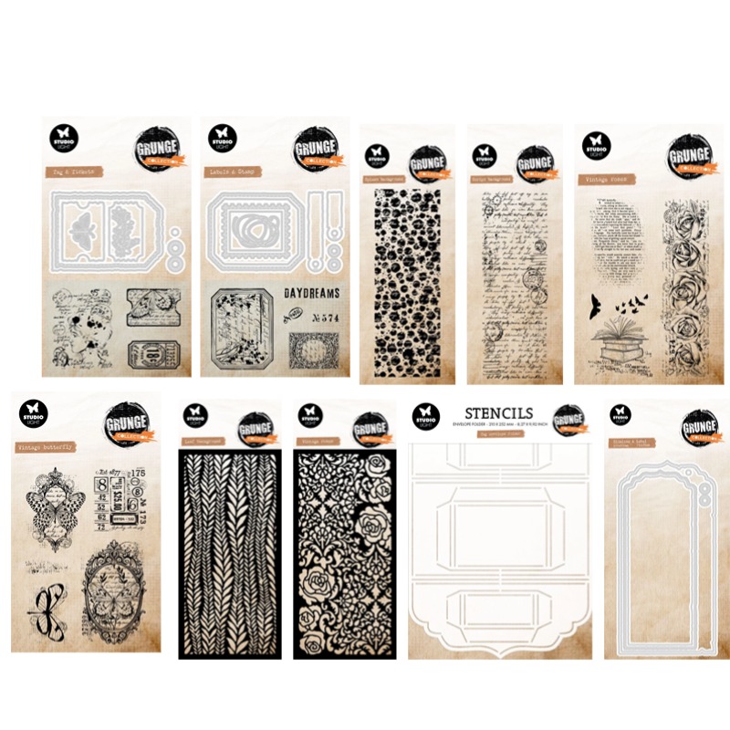Tag Envelope Grunge Collection - огляд і ціна Vintage Collectible Figures