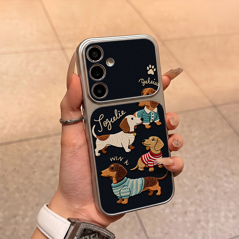 Cartoon Puppy Leather Phone Ca - огляд і ціна Camera Leather Case