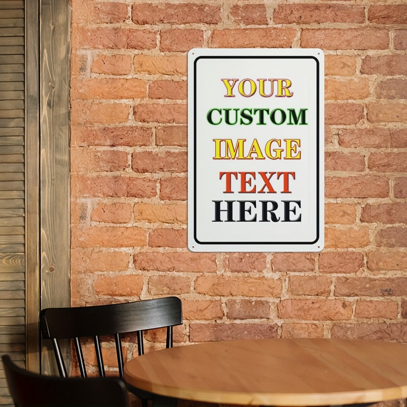 Custom Photo Rectangular Iron  - огляд і ціна Vintage Collectible Signs