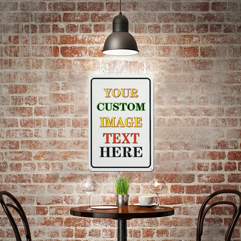 Custom Photo Rectangular Iron  - огляд і ціна Vintage Collectible Signs
