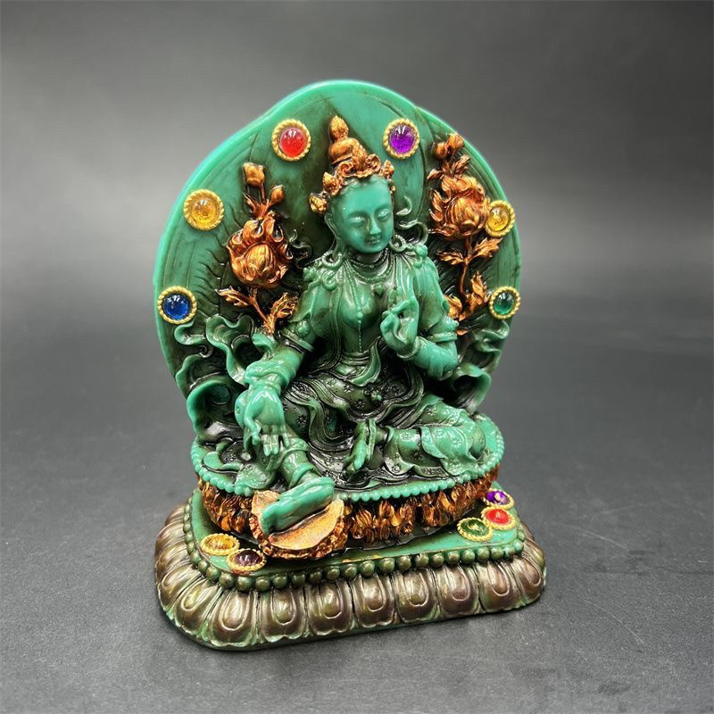 Tibetan Vintage Green Tara Sta - огляд і ціна Vintage Collectible Ornaments