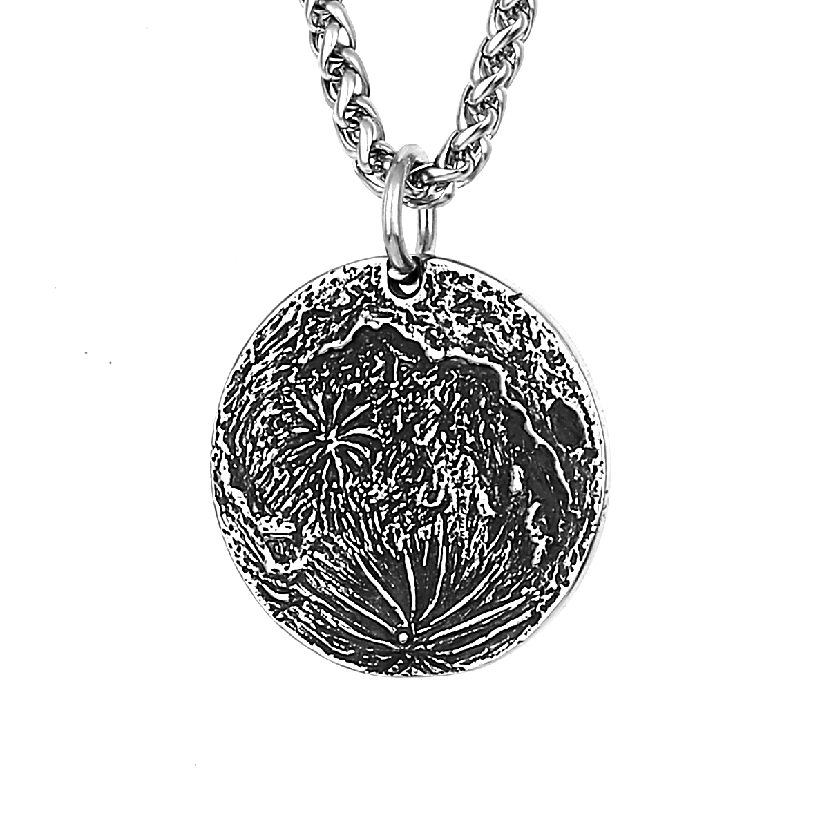 Retro Moon Surface Coin Pendan - огляд і ціна Vintage Collectible Coins