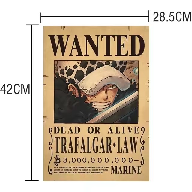 Anime One Piece Bounty Wanted  - огляд і ціна Vintage Collectible Figures