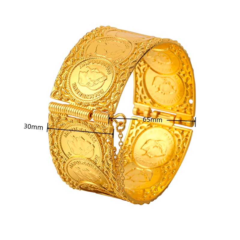 Vintage Coin Pattern Cuff Brac - огляд і ціна Vintage Collectible Coins