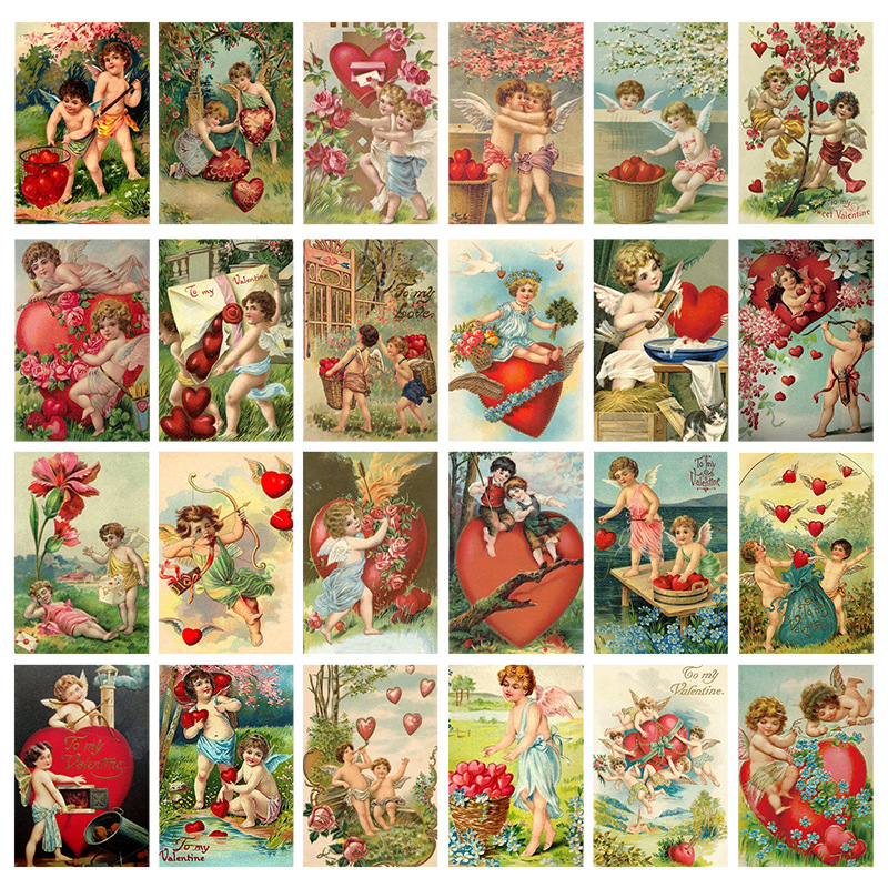 12pcs Valentine's Day Vintage  - огляд і ціна Collectible Vintage Greeting Cards