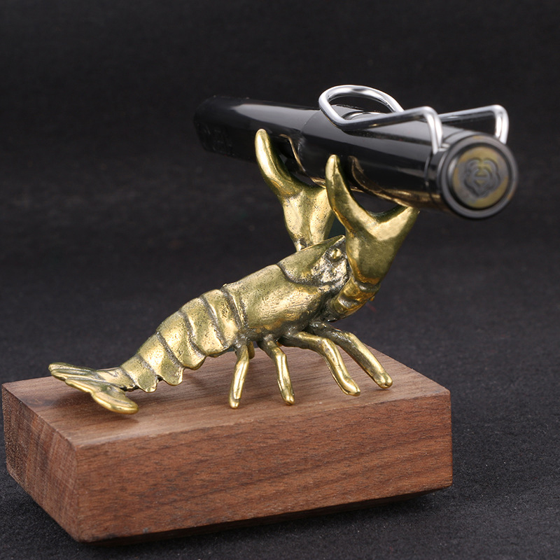 【F】Solid Brass Crayfish Orname - огляд і ціна Vintage Collectible Ornaments