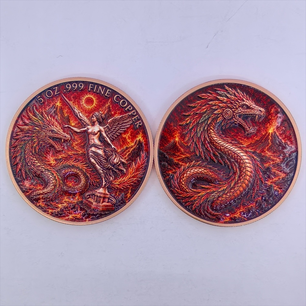 5oz .999 Fine Copper Mexico Li - огляд і ціна Vintage Collectible Coins