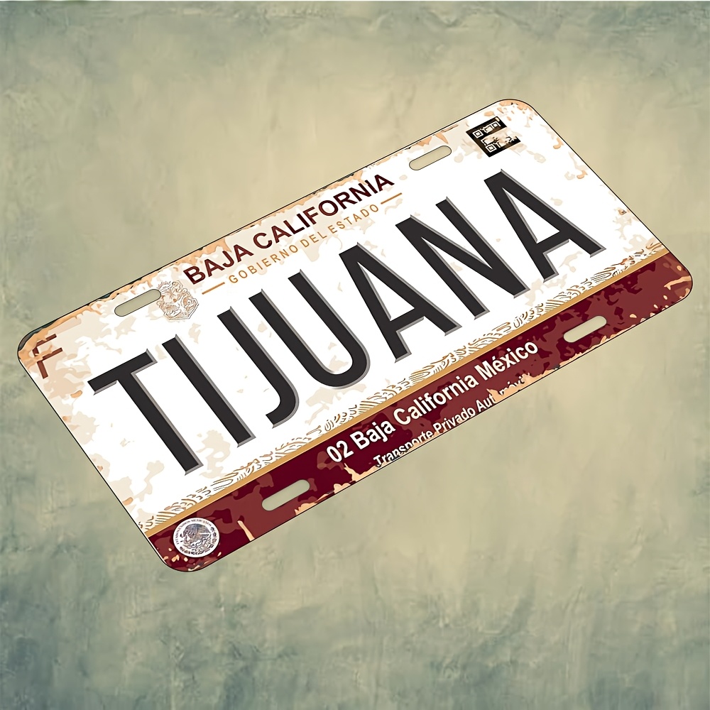 Vintage Mexican License Plate  - огляд і ціна Vintage Collectible Signs