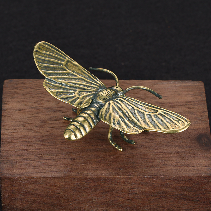 Solid Brass Moth Ornament Anti - огляд і ціна Vintage Collectible Figures