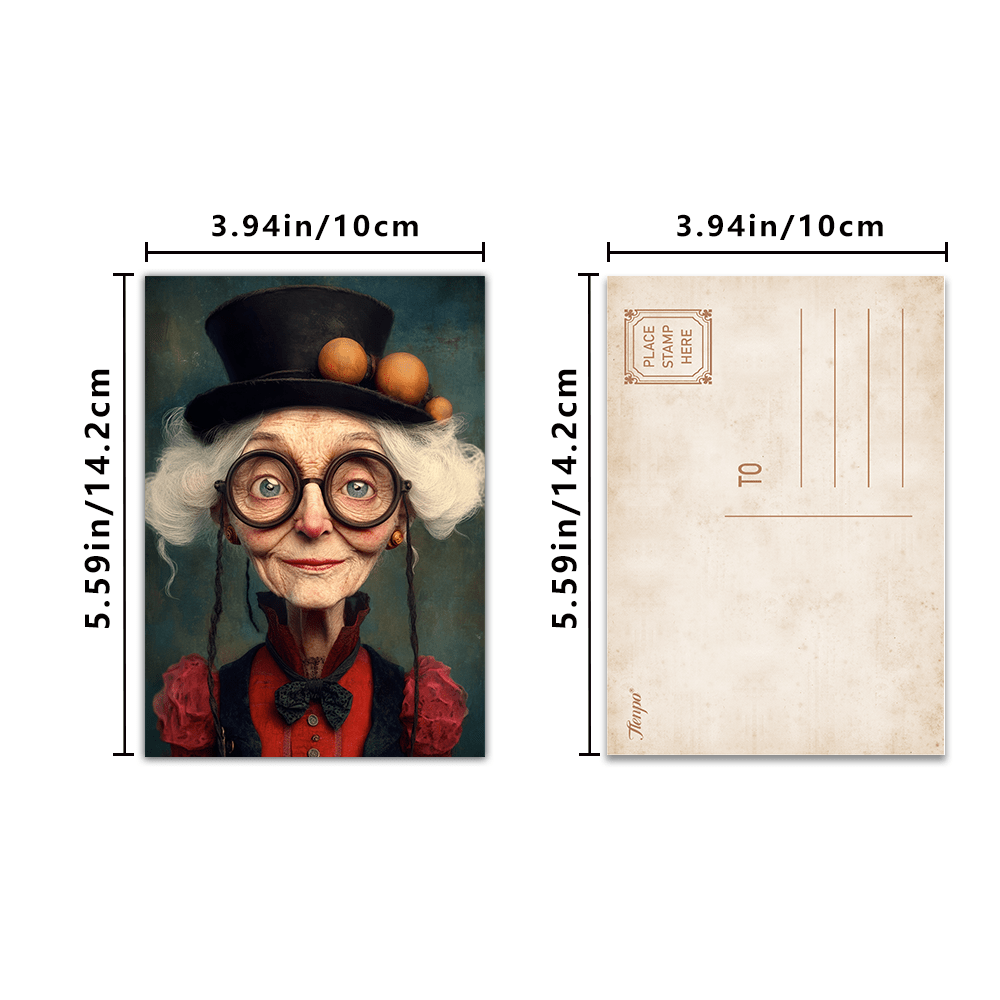 32pcs, vintage cute elderly, p - огляд і ціна Collectible Vintage Greeting Cards