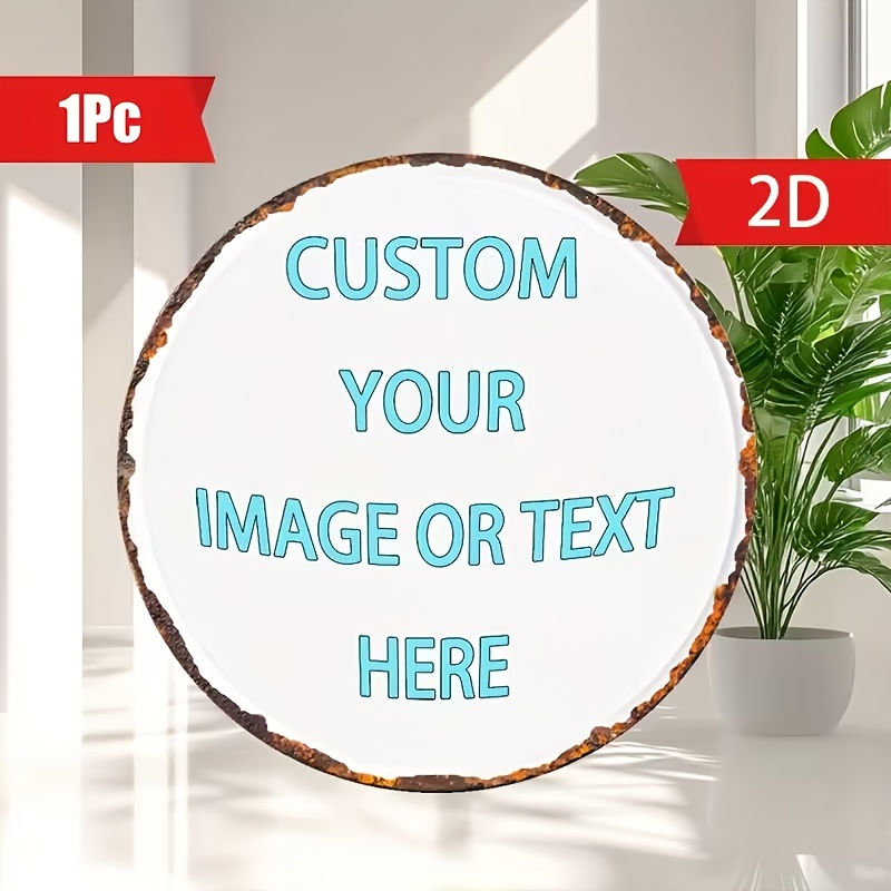 Custom Round Metal Tin Sign, P - огляд і ціна Vintage Collectible Signs